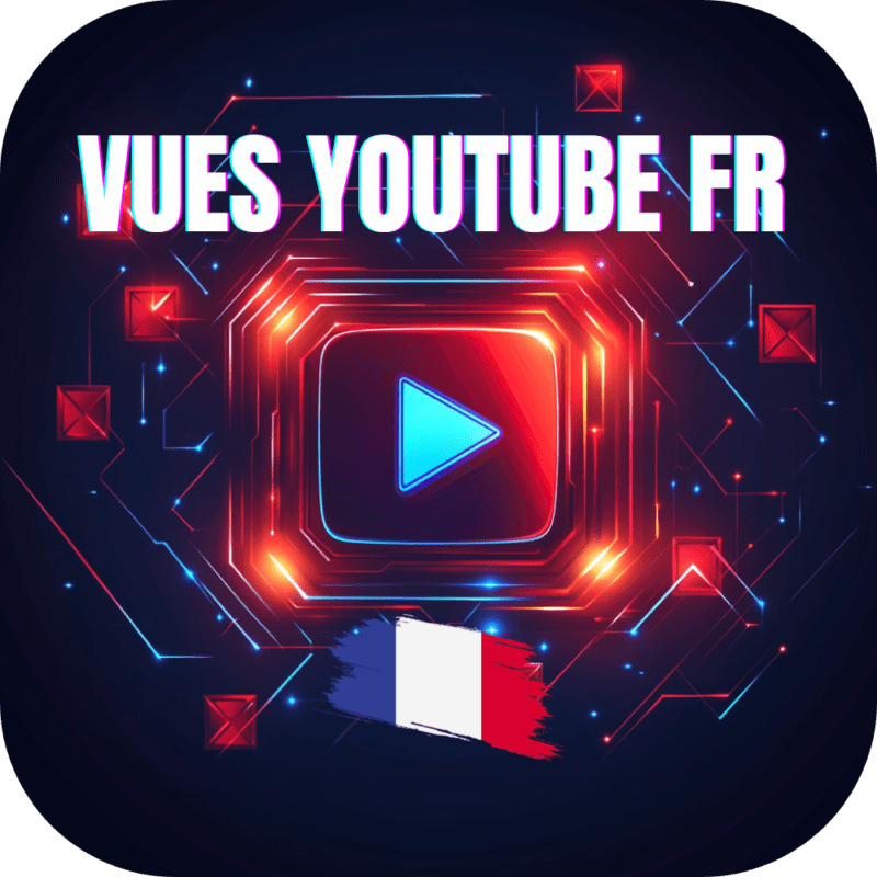 Obtenez des vues YouTube françaises pour booster votre visibilité ! Une image représentant un service d’achat de vues réelles et ciblées en France pour améliorer le référencement et l’engagement sur YouTube.