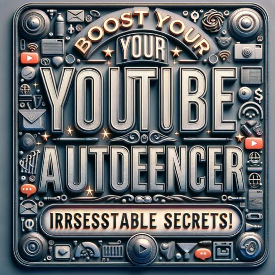 Boostez votre audience YouTube : Secrets irrésistibles !