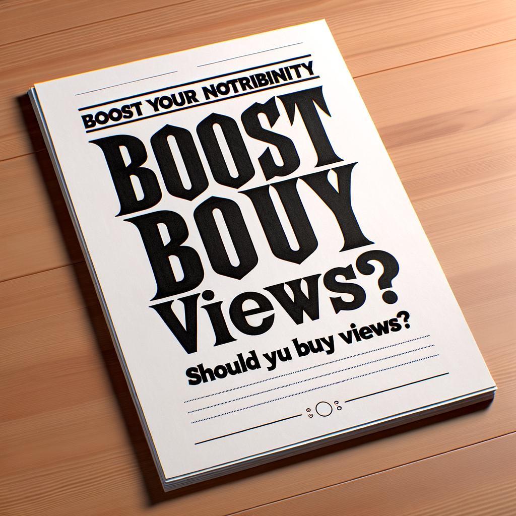 Boostez Votre Notoriété : Faut-il Acheter des Vues ?